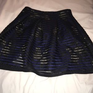 Target Size M Blue & Black Skirt worn once